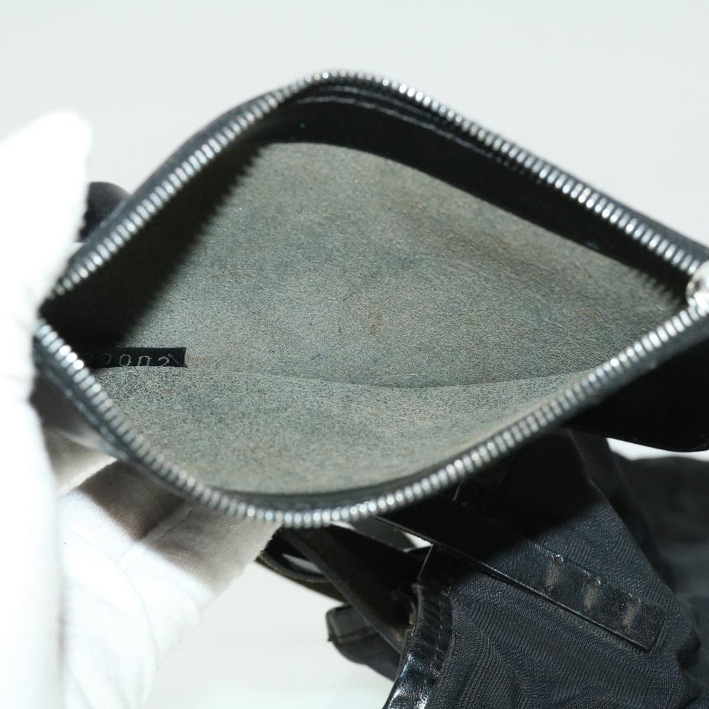 FENDI Zucca Canvas Tote Bag Nylon Black ti664