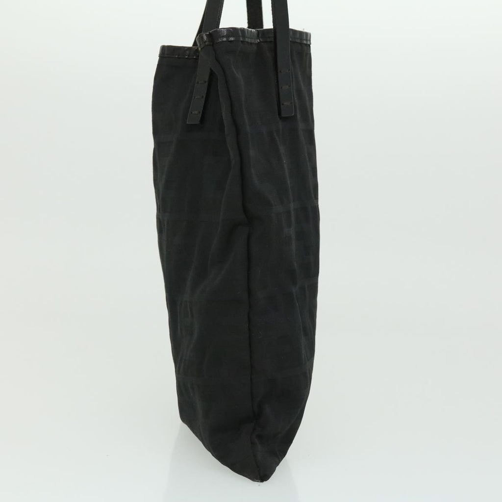 FENDI Zucca Canvas Tote Bag Nylon Black ti664