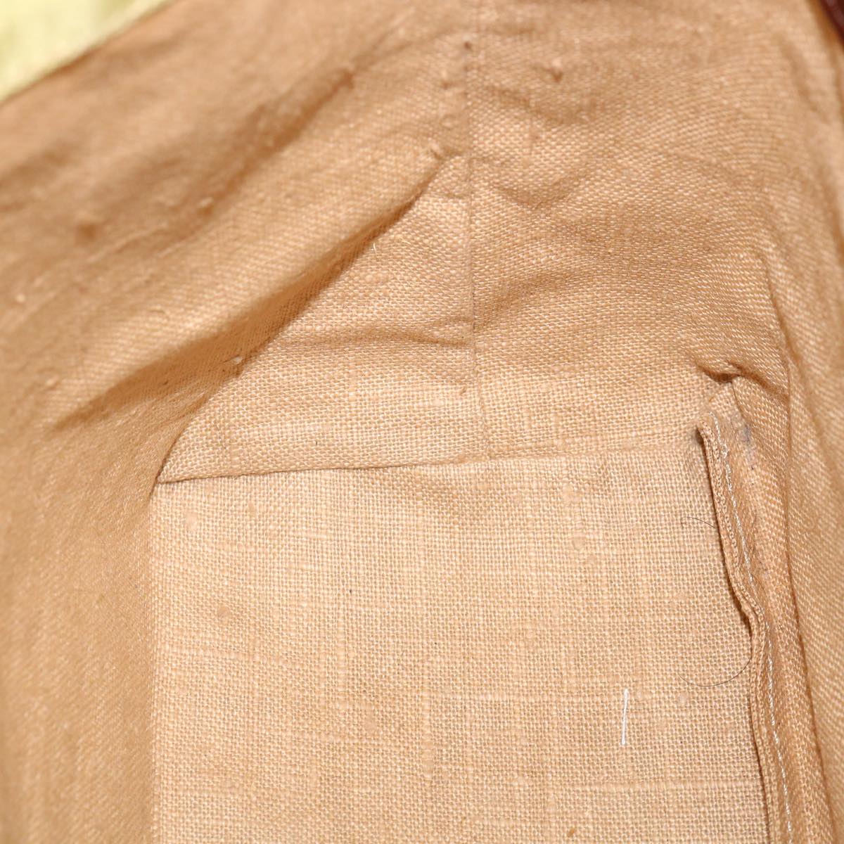 FENDI Tote Bag Nylon Leather Khaki ti665
