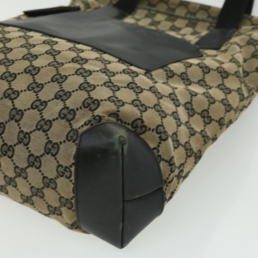 GUCCI GG Canvas Tote Bag Beige ti667