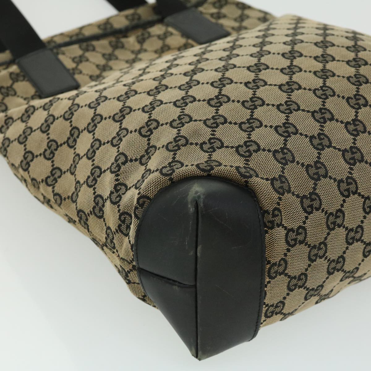 GUCCI GG Canvas Tote Bag Beige ti667
