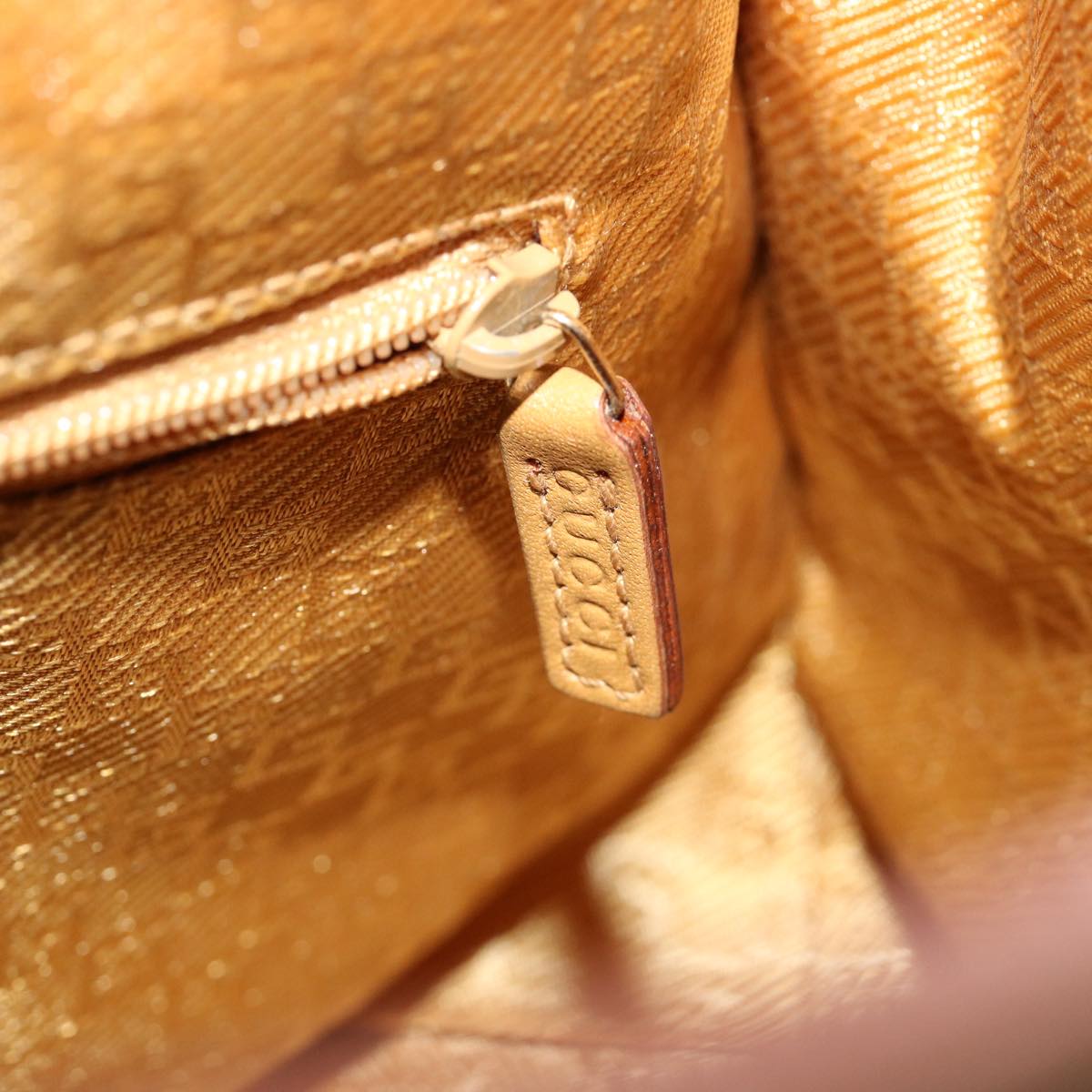 GUCCI Shoulder Bag Suede Pink ti668