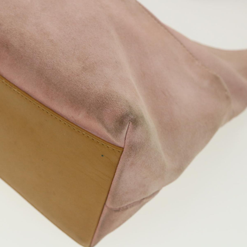 GUCCI Shoulder Bag Suede Pink ti668