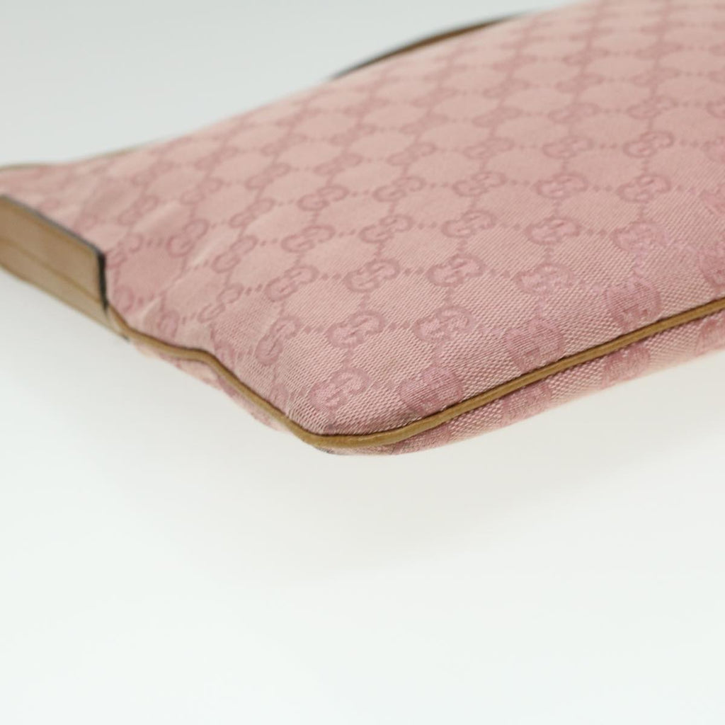 GUCCI GG Canvas Shoulder Bag Pink 113013 1956 ti734