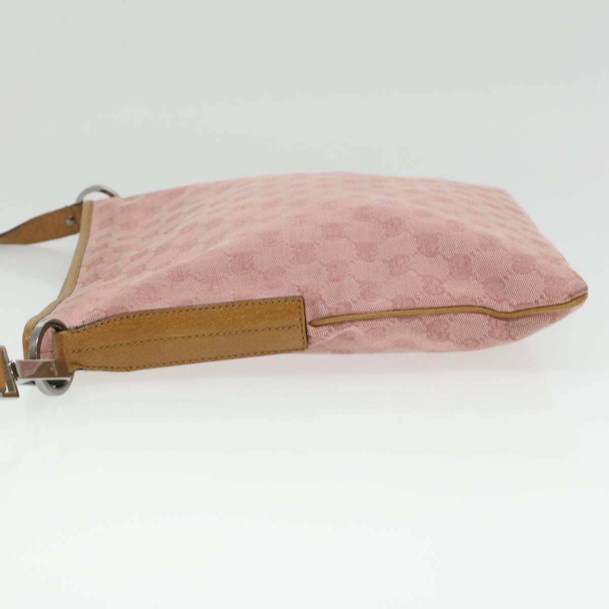 GUCCI GG Canvas Shoulder Bag Pink 113013 1956 ti734