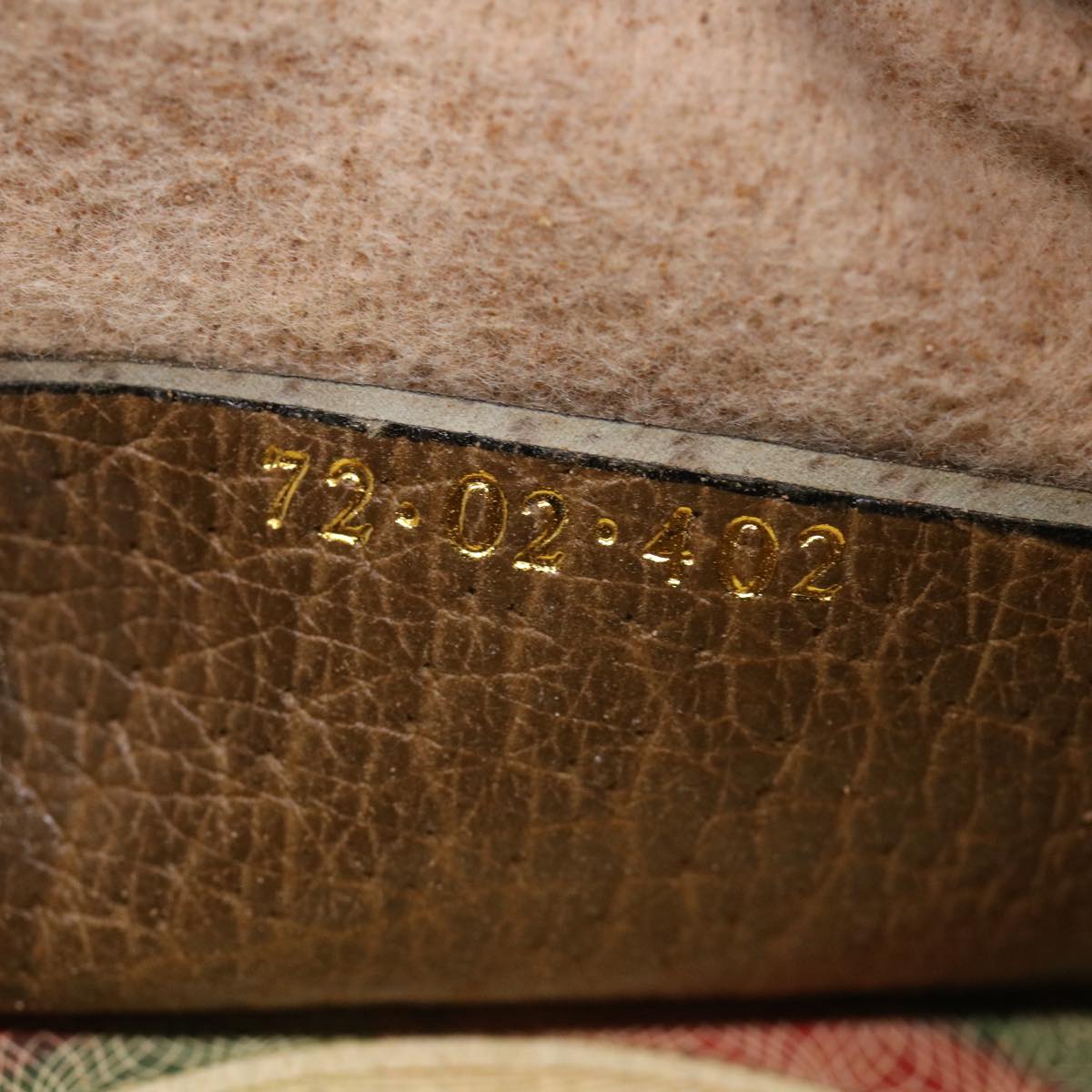 GUCCI Shoulder Bag PVC Leather 2Set Beige ti780