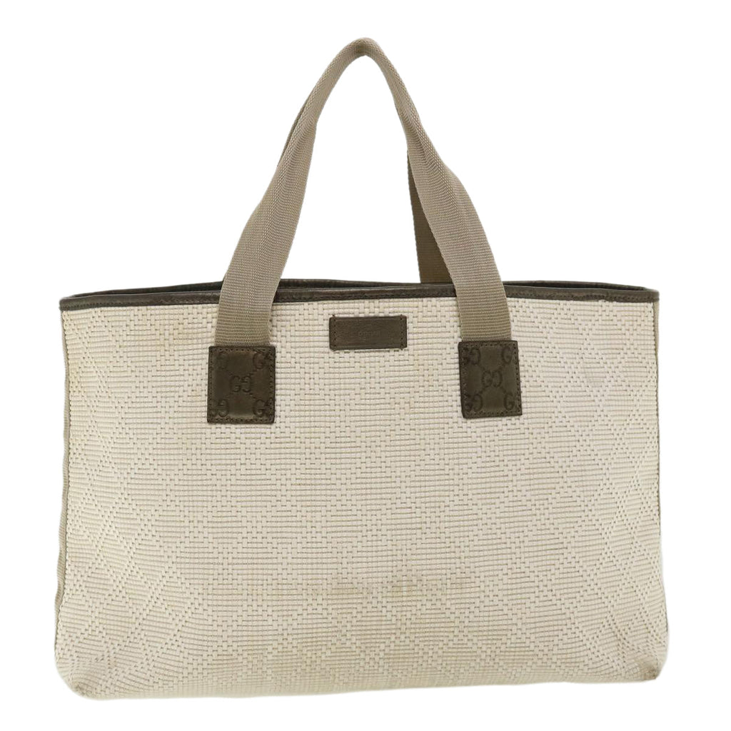 GUCCI Tote Bag straw White 289626 ti795