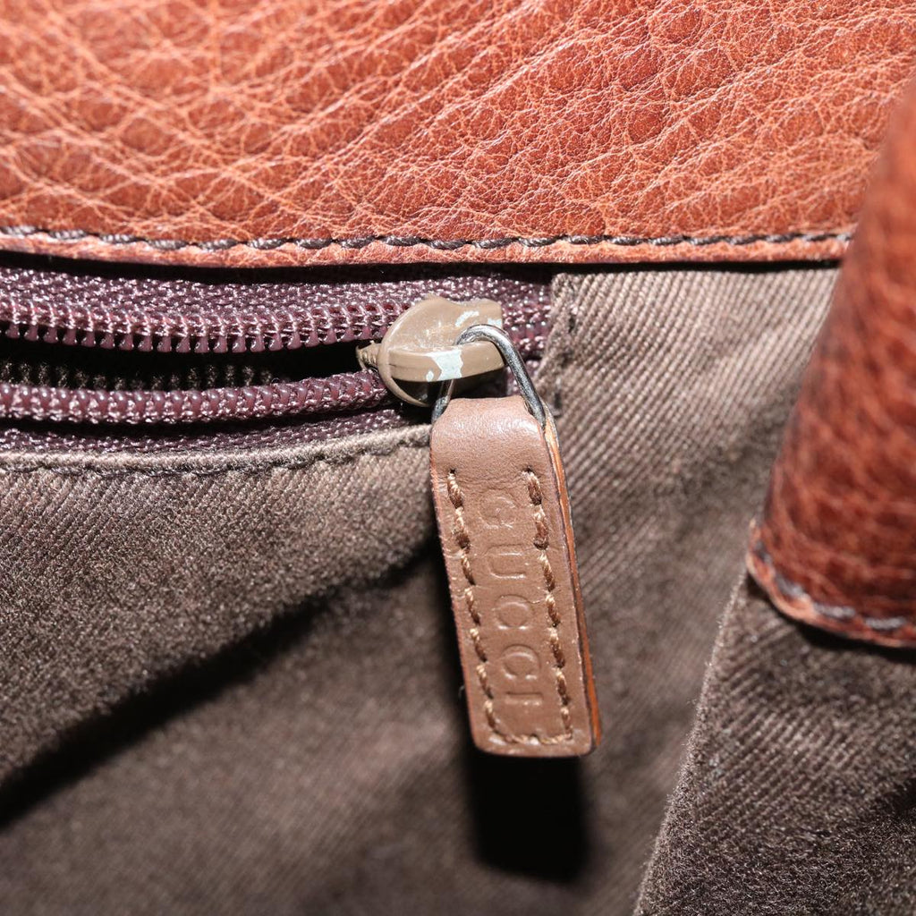 GUCCI GG Canvas Shoulder Bag Brown 101975 ti848
