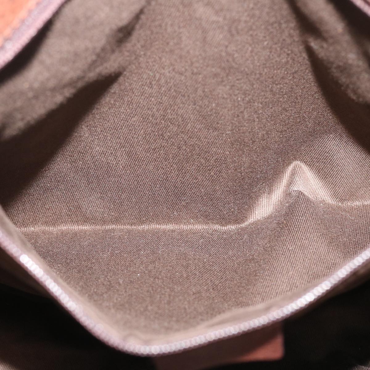GUCCI GG Canvas Shoulder Bag Brown 101975 ti848