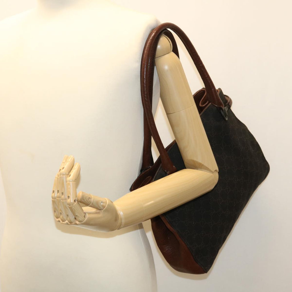 GUCCI GG Canvas Shoulder Bag Brown 101975 ti848