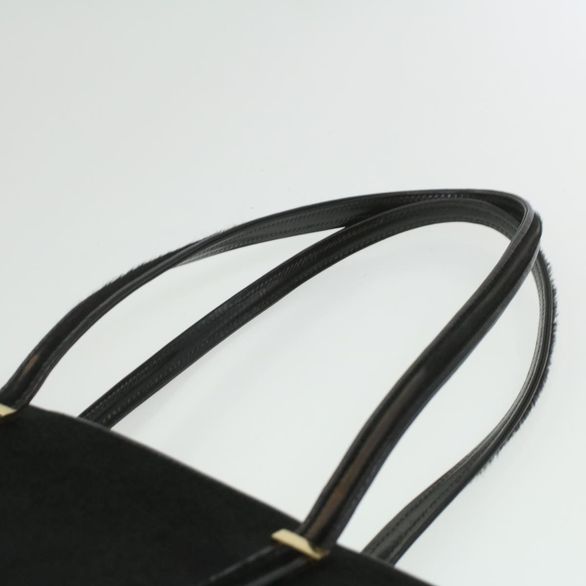 GUCCI Shoulder Bag Unborn Calf SkinLeather Black 002 406 0425 ti932