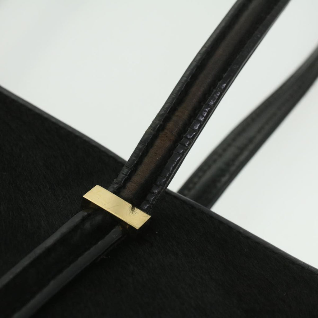 GUCCI Shoulder Bag Unborn Calf SkinLeather Black 002 406 0425 ti932