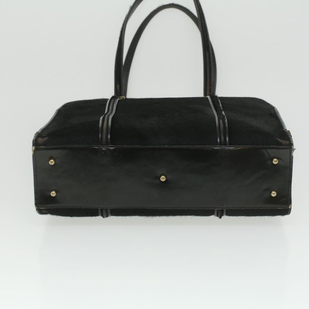 GUCCI Shoulder Bag Unborn Calf SkinLeather Black 002 406 0425 ti932