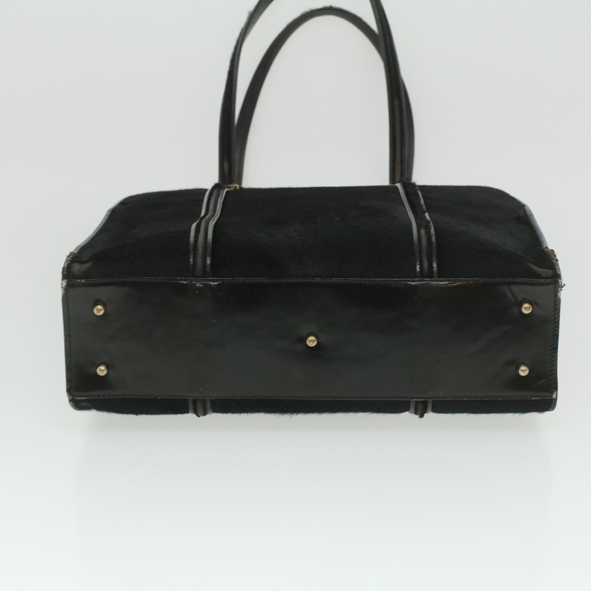 GUCCI Shoulder Bag Unborn Calf SkinLeather Black 002 406 0425 ti932