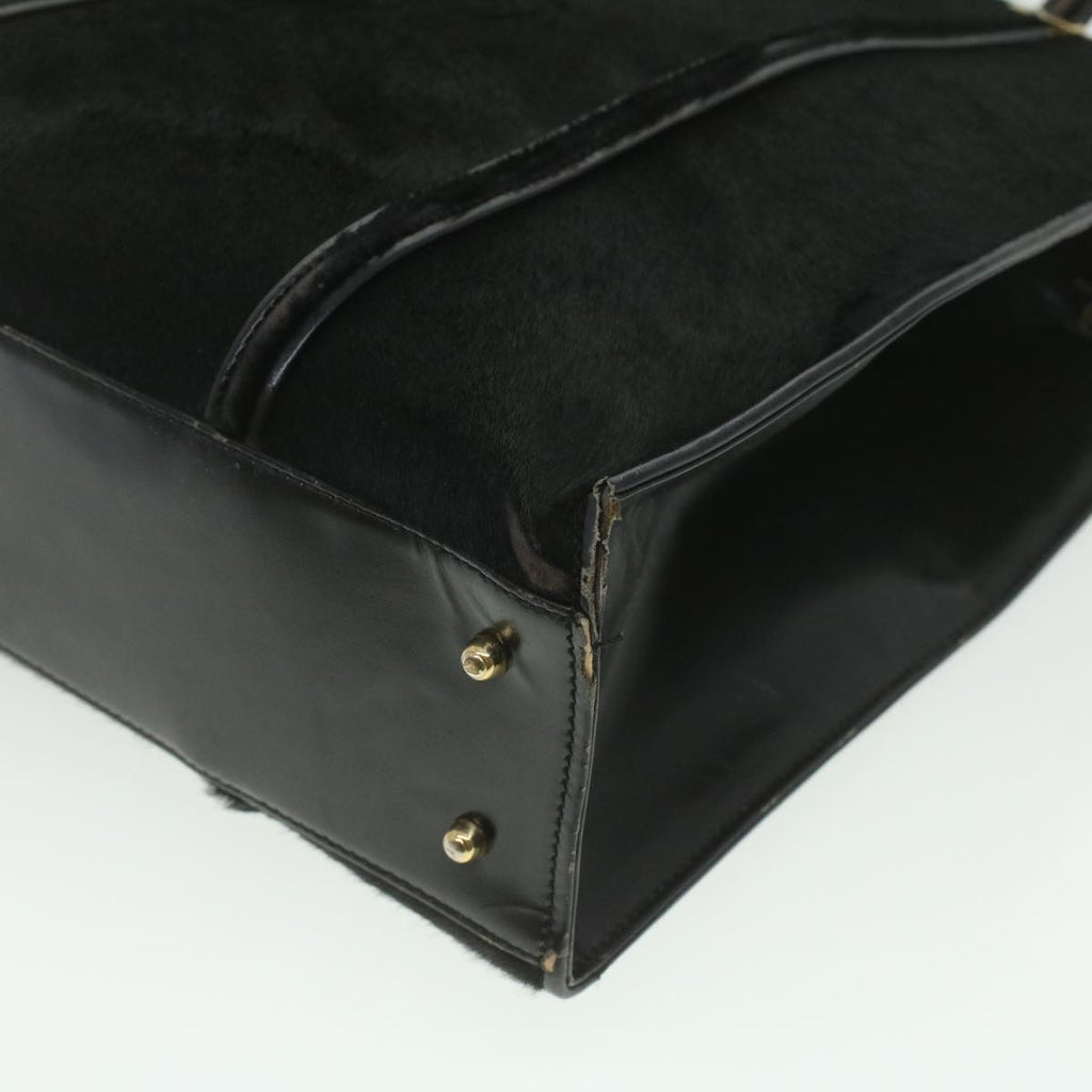 GUCCI Shoulder Bag Unborn Calf SkinLeather Black 002 406 0425 ti932