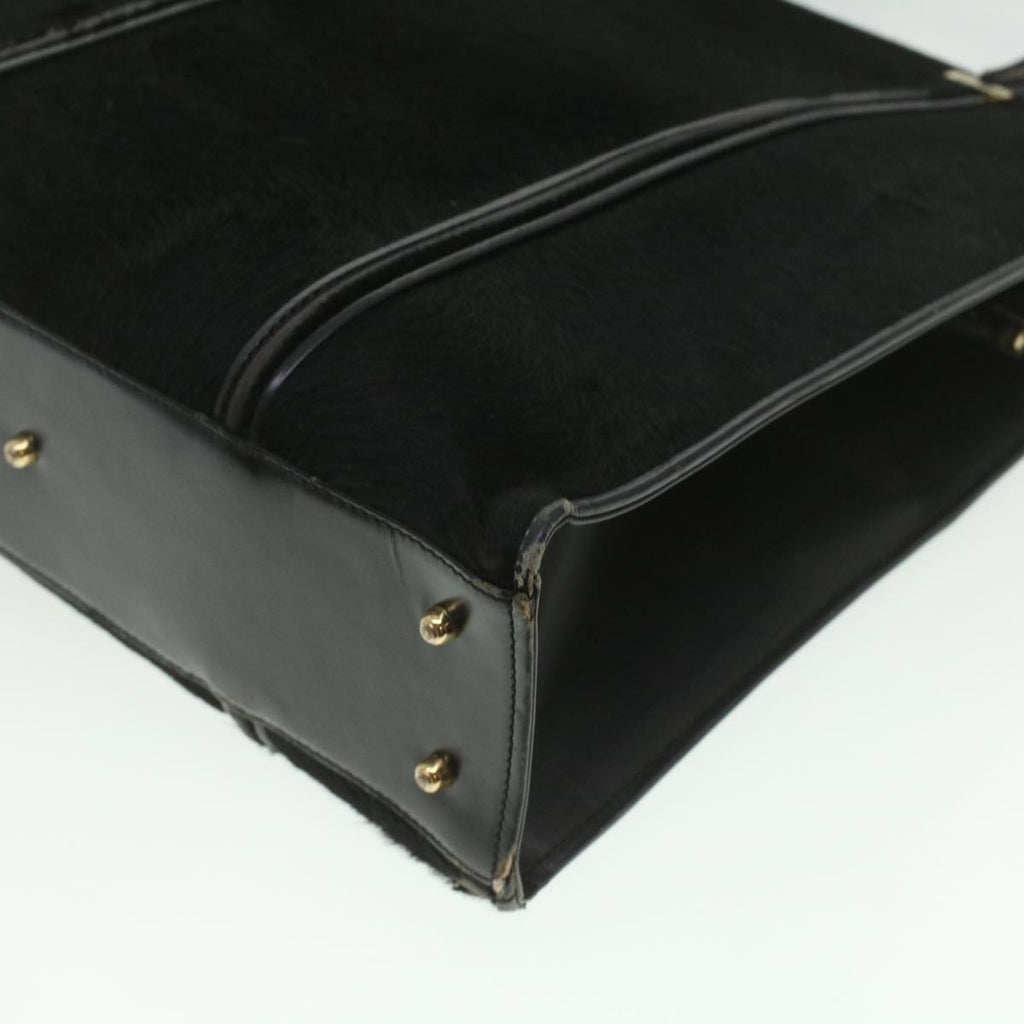 GUCCI Shoulder Bag Unborn Calf SkinLeather Black 002 406 0425 ti932
