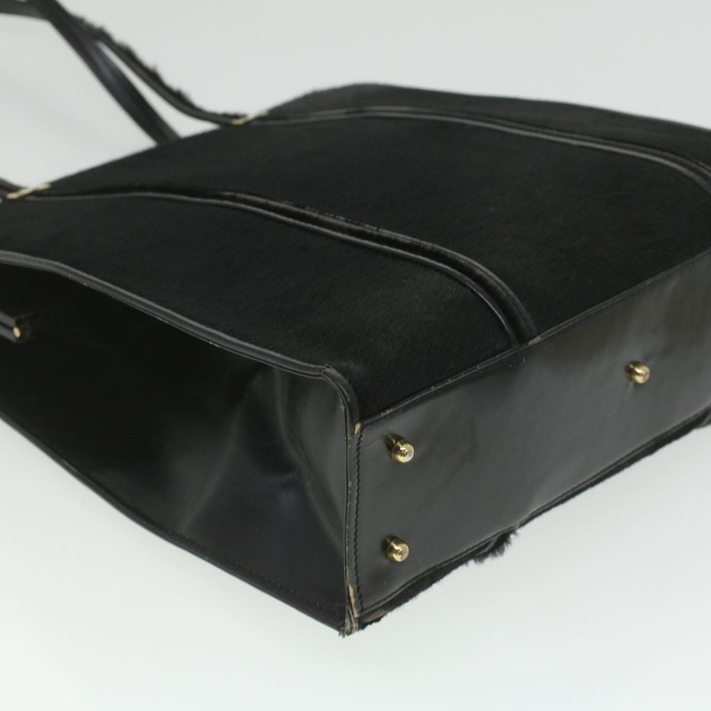 GUCCI Shoulder Bag Unborn Calf SkinLeather Black 002 406 0425 ti932