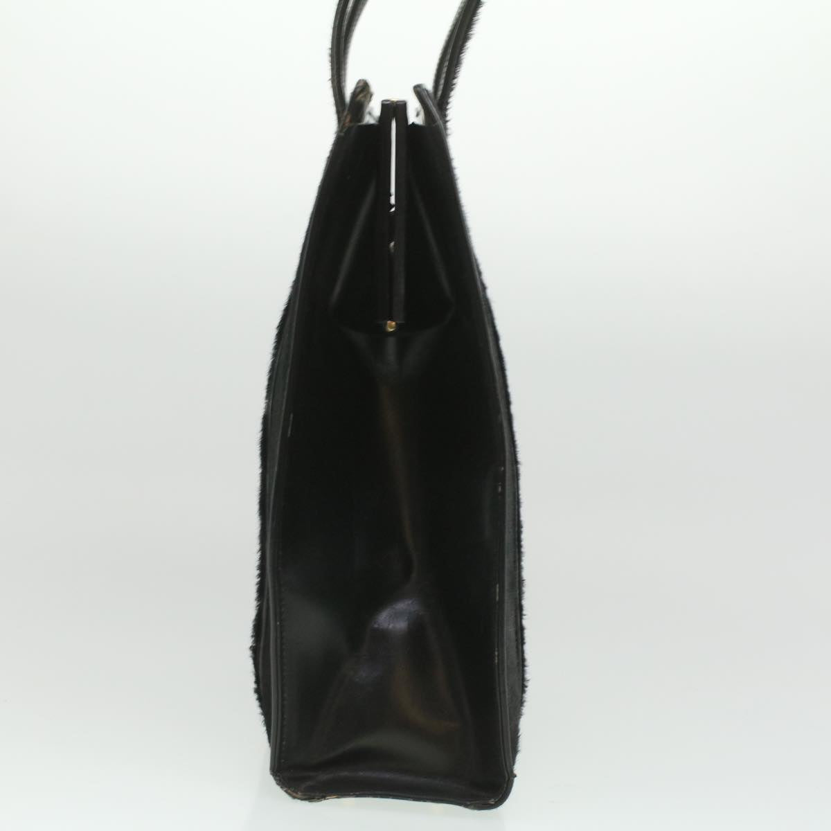 GUCCI Shoulder Bag Unborn Calf SkinLeather Black 002 406 0425 ti932
