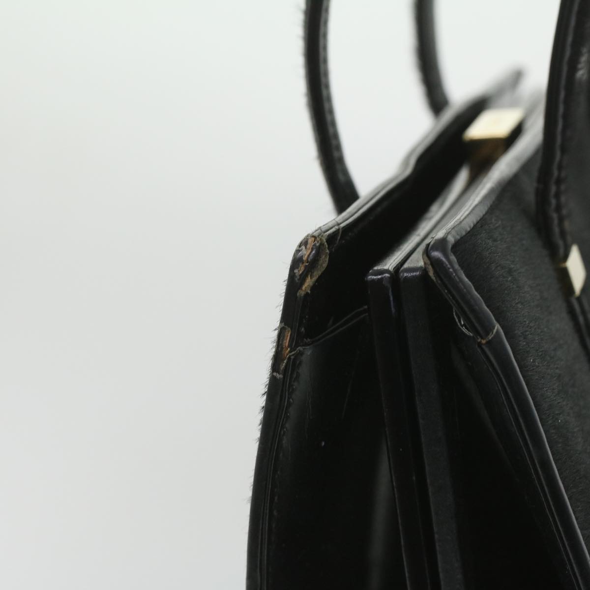 GUCCI Shoulder Bag Unborn Calf SkinLeather Black 002 406 0425 ti932