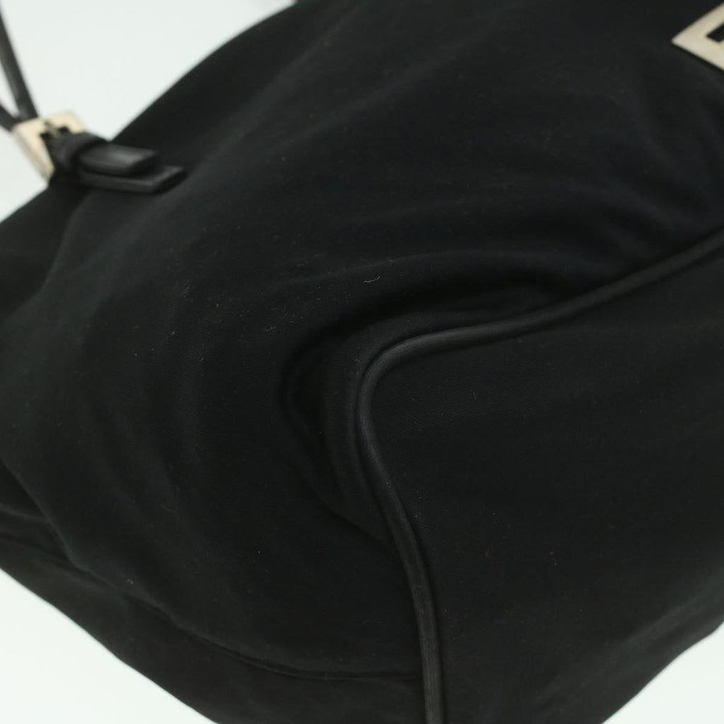 FENDI Hand Bag Nylon Black ti938