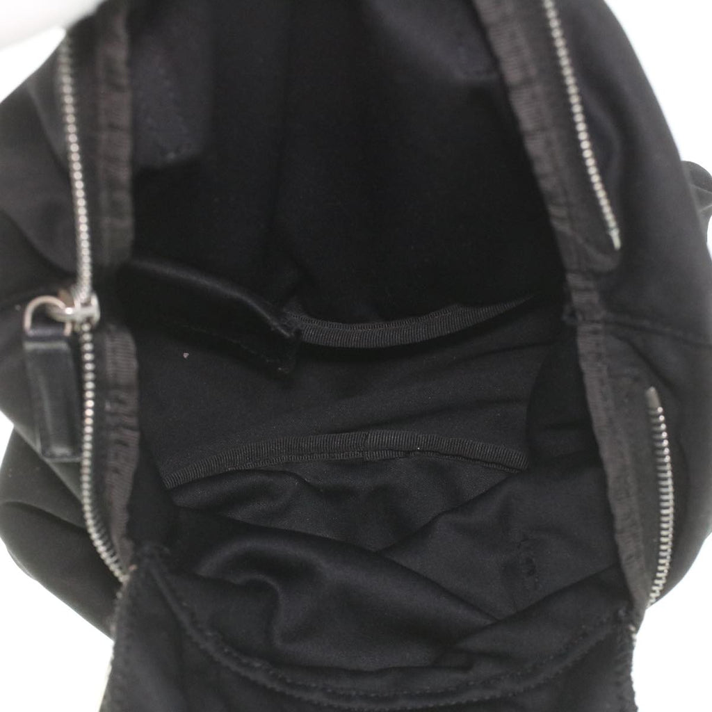 FENDI Hand Bag Nylon Black ti938