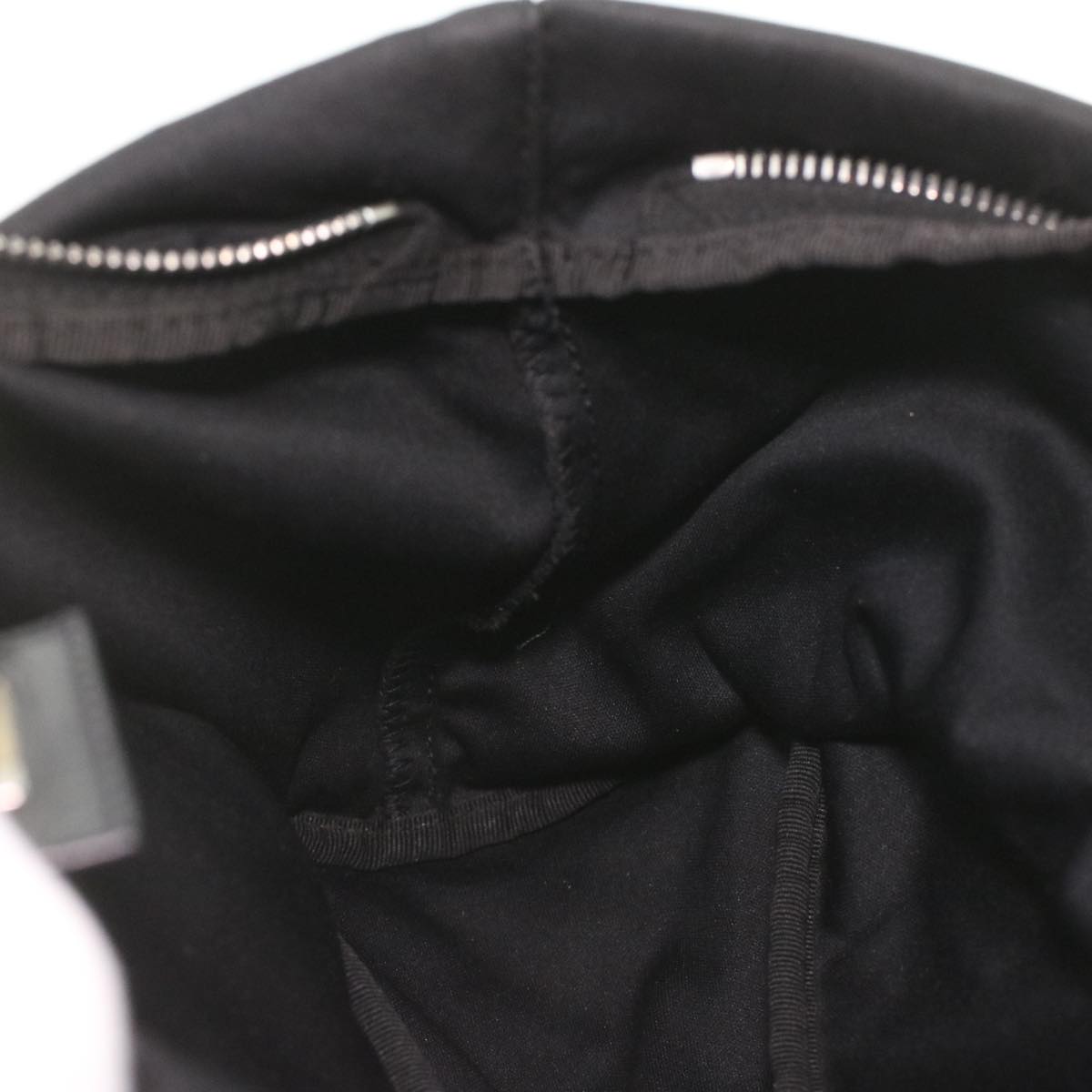 FENDI Hand Bag Nylon Black ti938