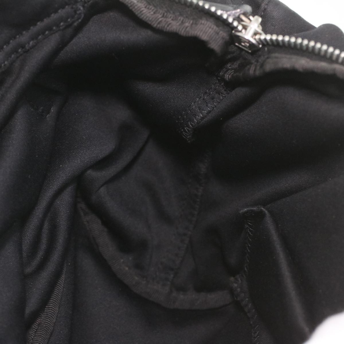 FENDI Hand Bag Nylon Black ti938