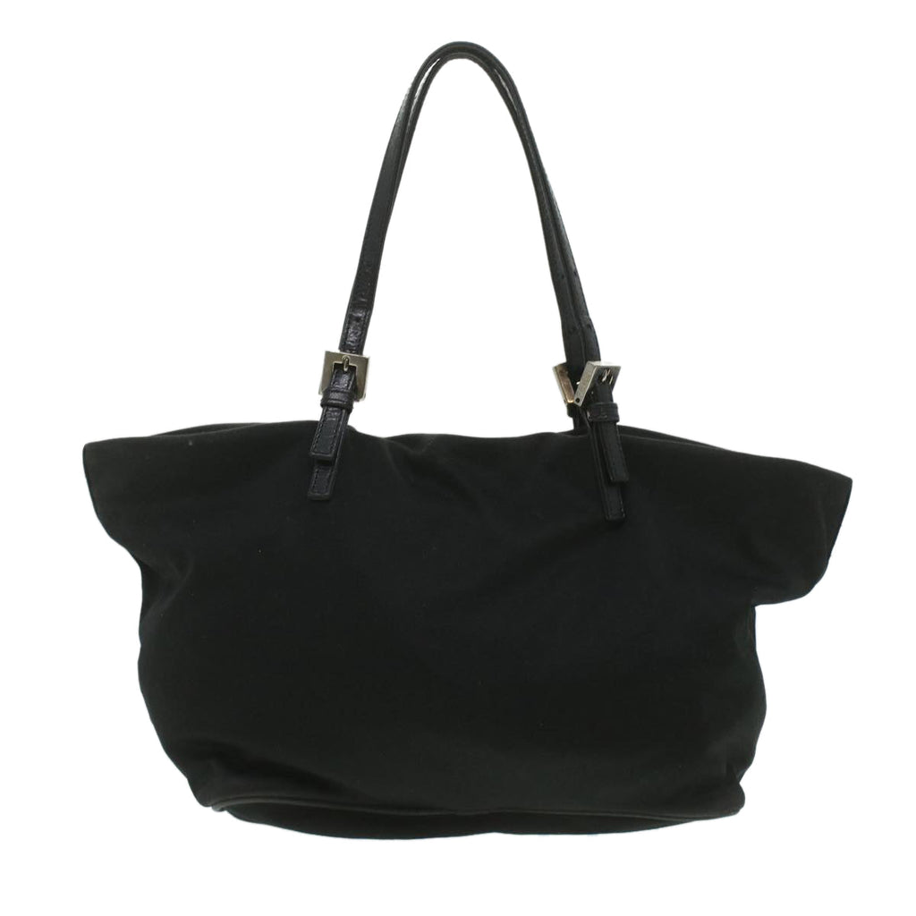 FENDI Hand Bag Nylon Black ti938