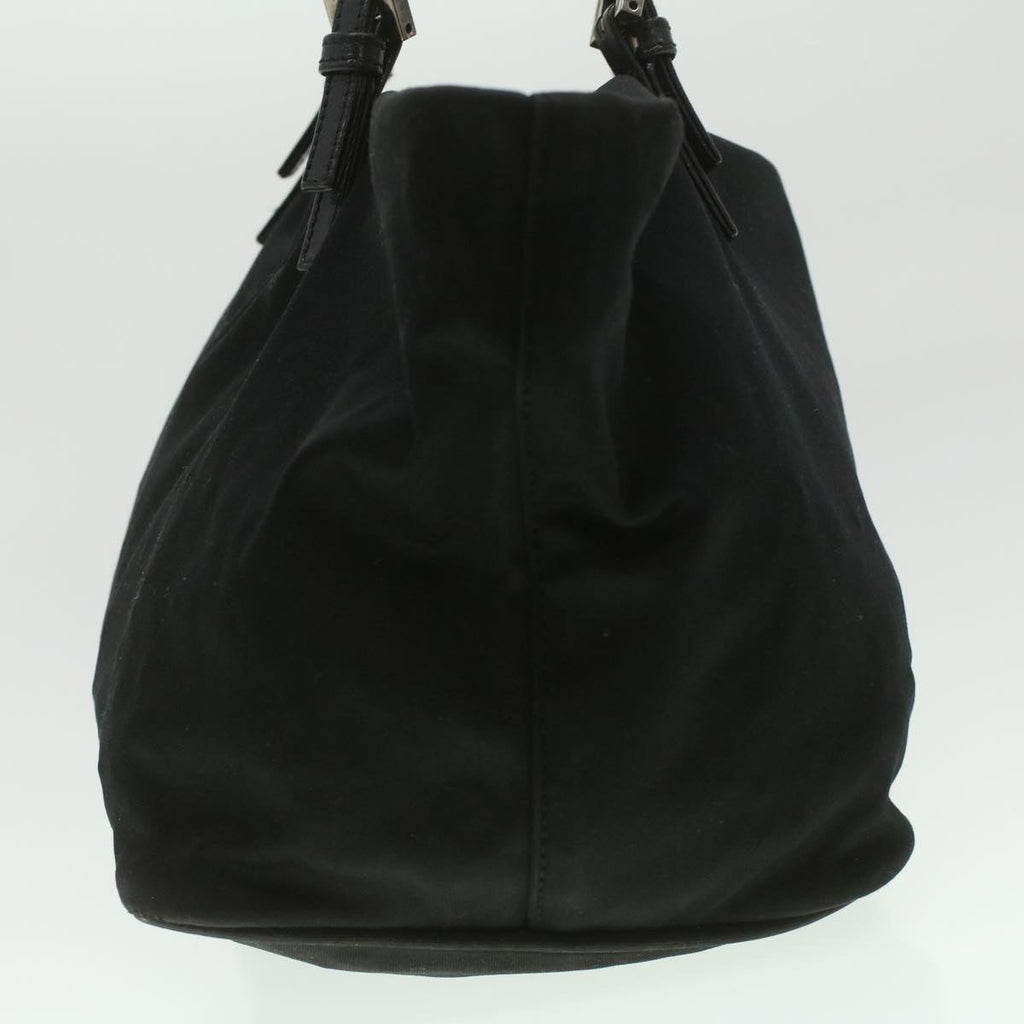 FENDI Hand Bag Nylon Black ti938