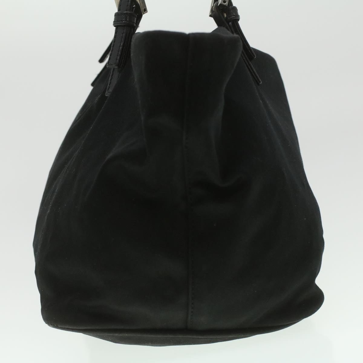 FENDI Hand Bag Nylon Black ti938