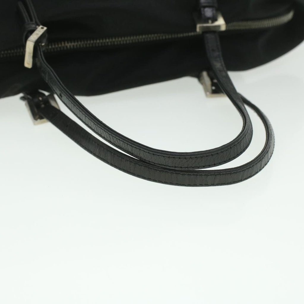 FENDI Hand Bag Nylon Black ti938