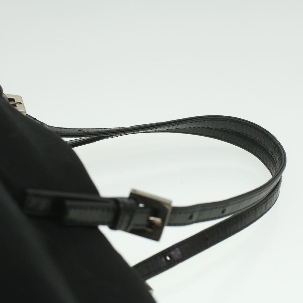 FENDI Hand Bag Nylon Black ti938