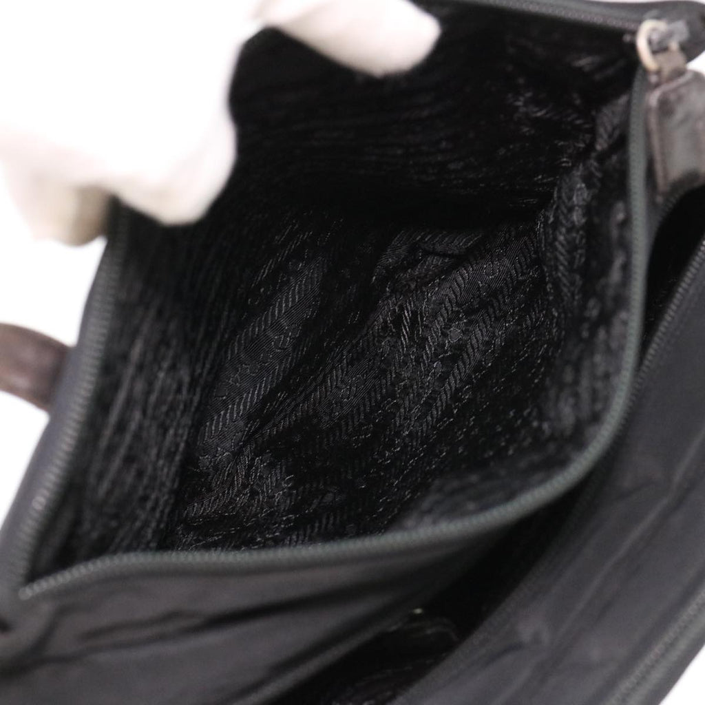 FENDI Shoulder Bag Nylon Black ti960
