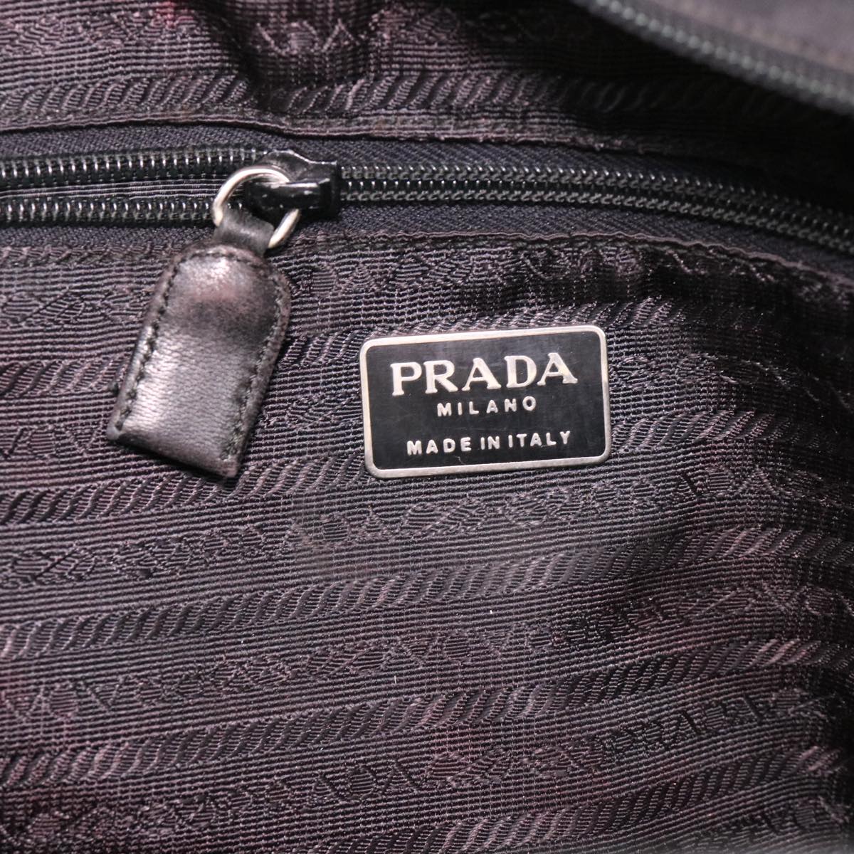 FENDI Shoulder Bag Nylon Black ti960