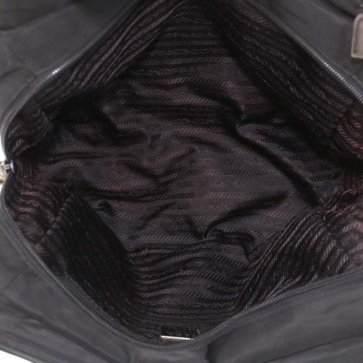 FENDI Shoulder Bag Nylon Black ti960
