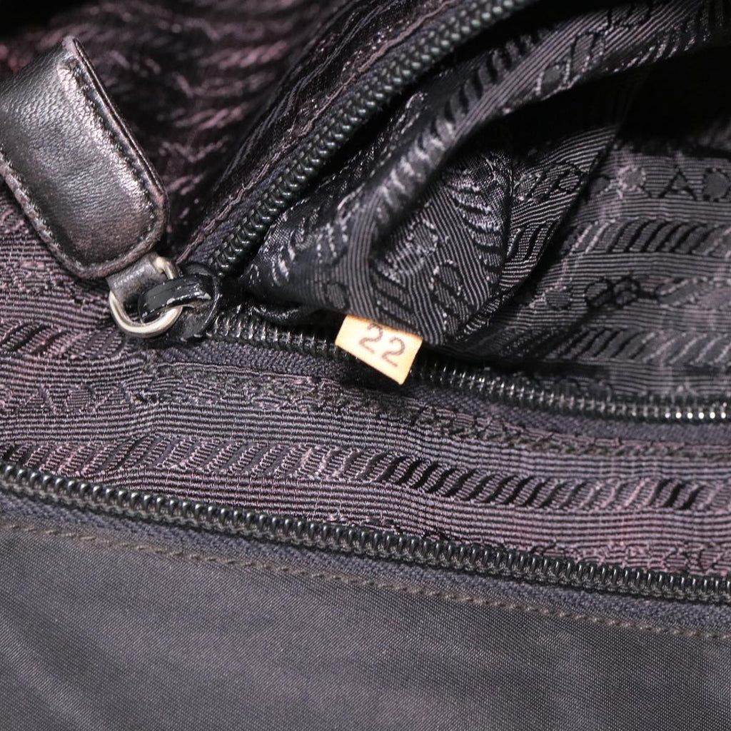 FENDI Shoulder Bag Nylon Black ti960