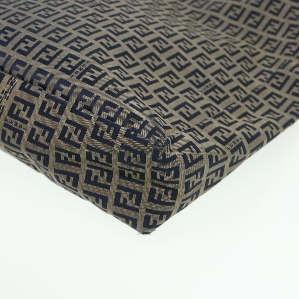 FENDI Zucchino Canvas Tote Bag Nylon Navy ti968