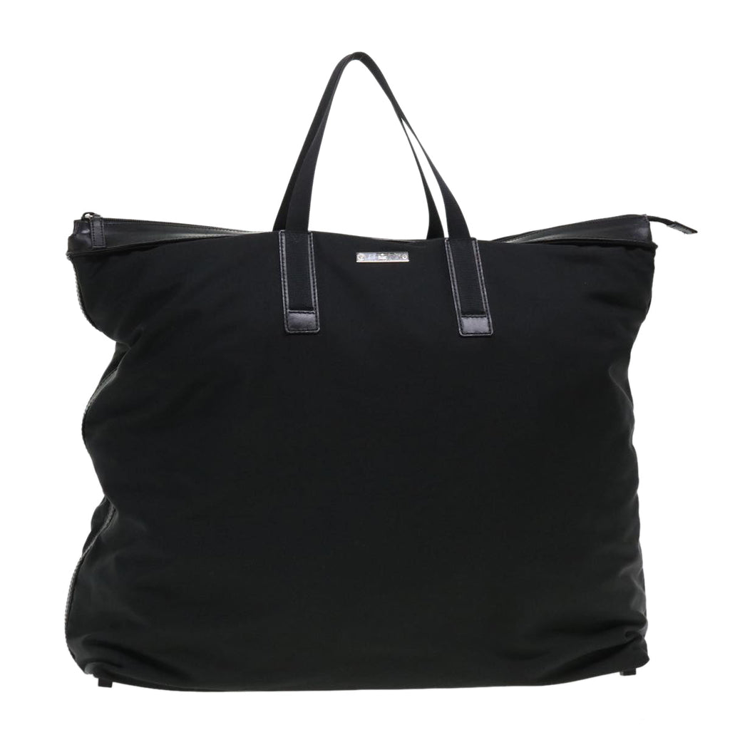 GUCCI Boston Bag Nylon Black ti971