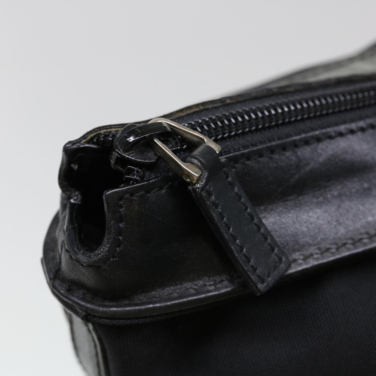 GUCCI Boston Bag Nylon Black ti971