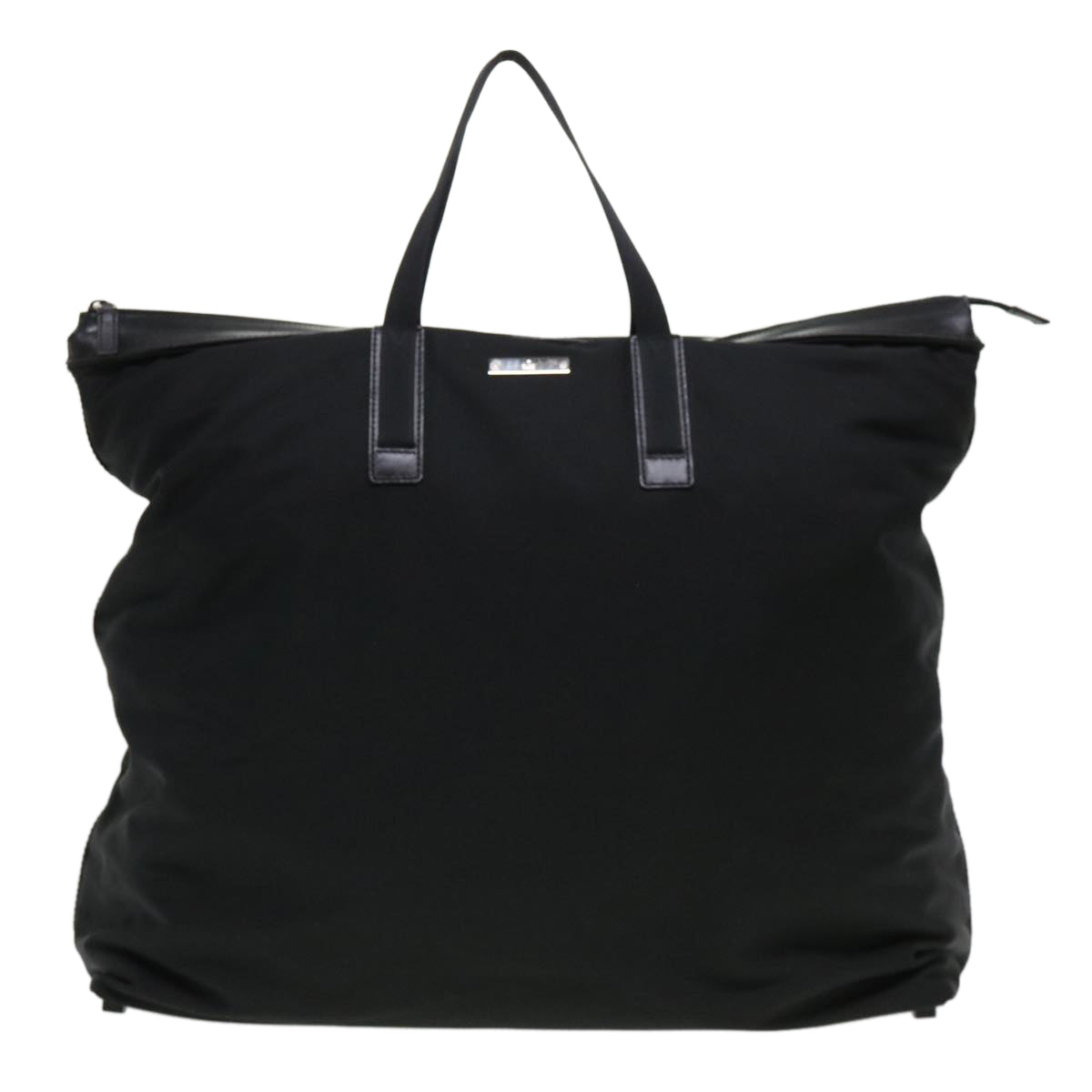 GUCCI Boston Bag Nylon Black ti971