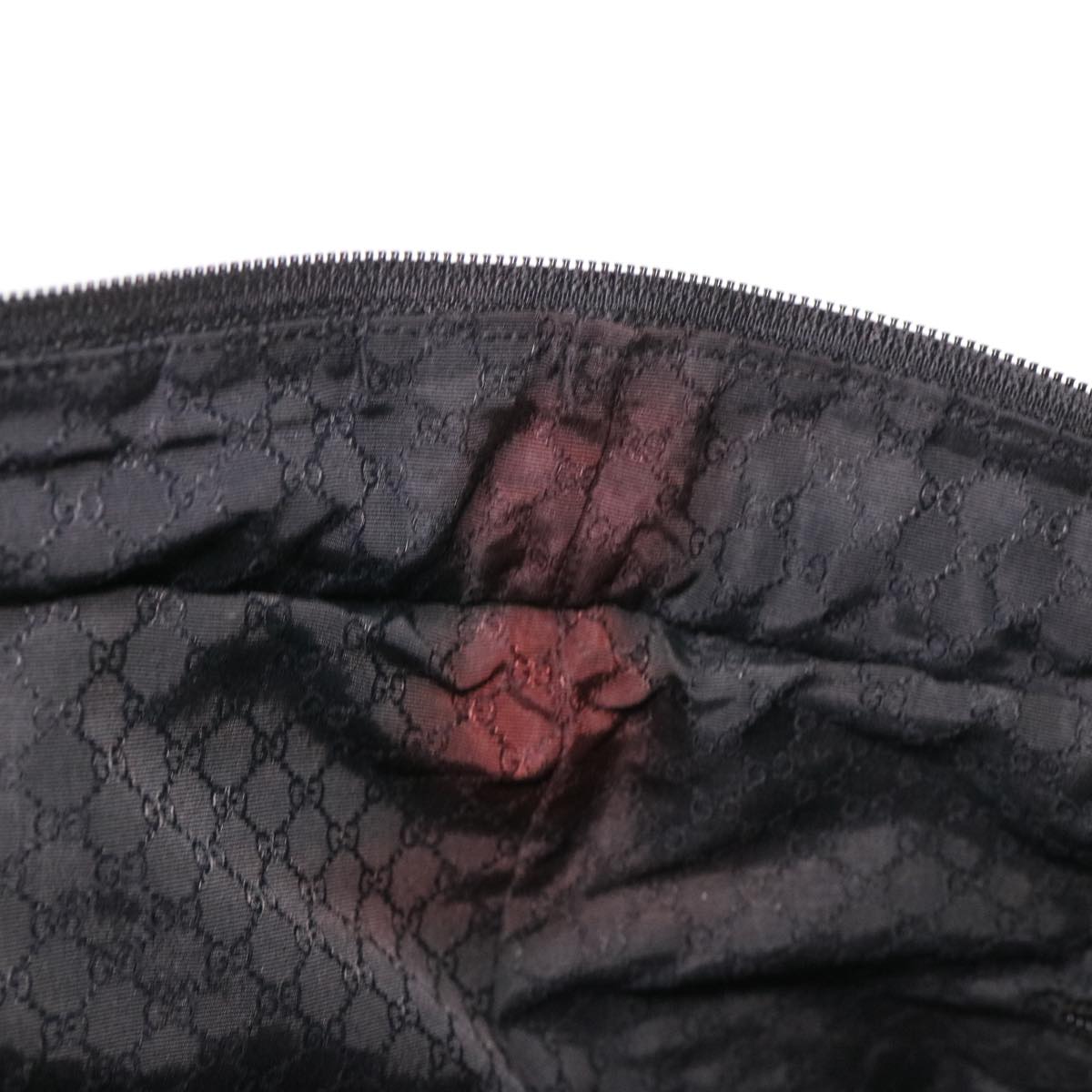 GUCCI Boston Bag Nylon Black ti971