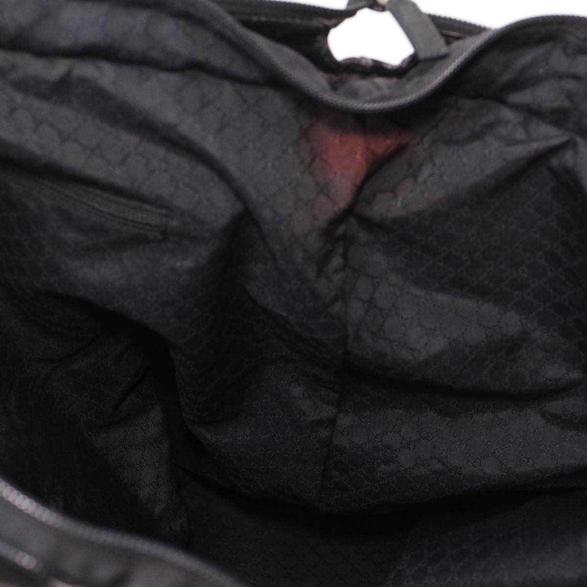GUCCI Boston Bag Nylon Black ti971