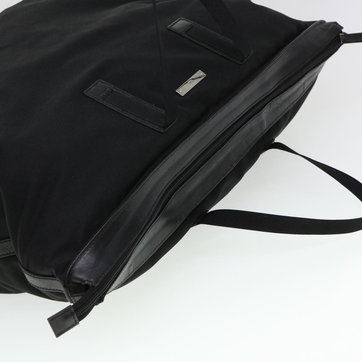 GUCCI Boston Bag Nylon Black ti971