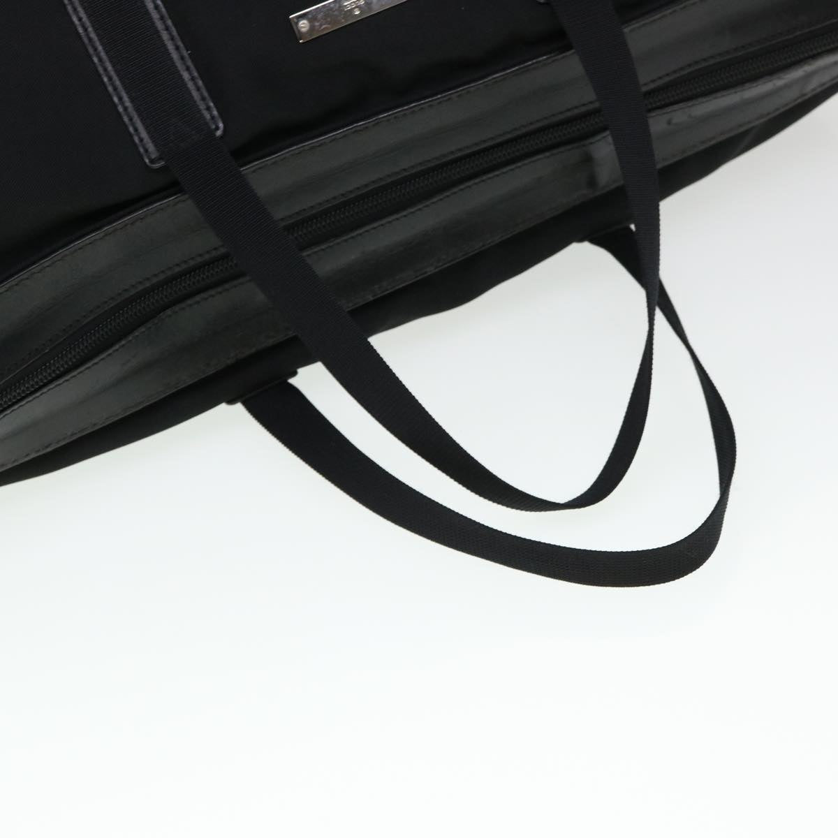 GUCCI Boston Bag Nylon Black ti971