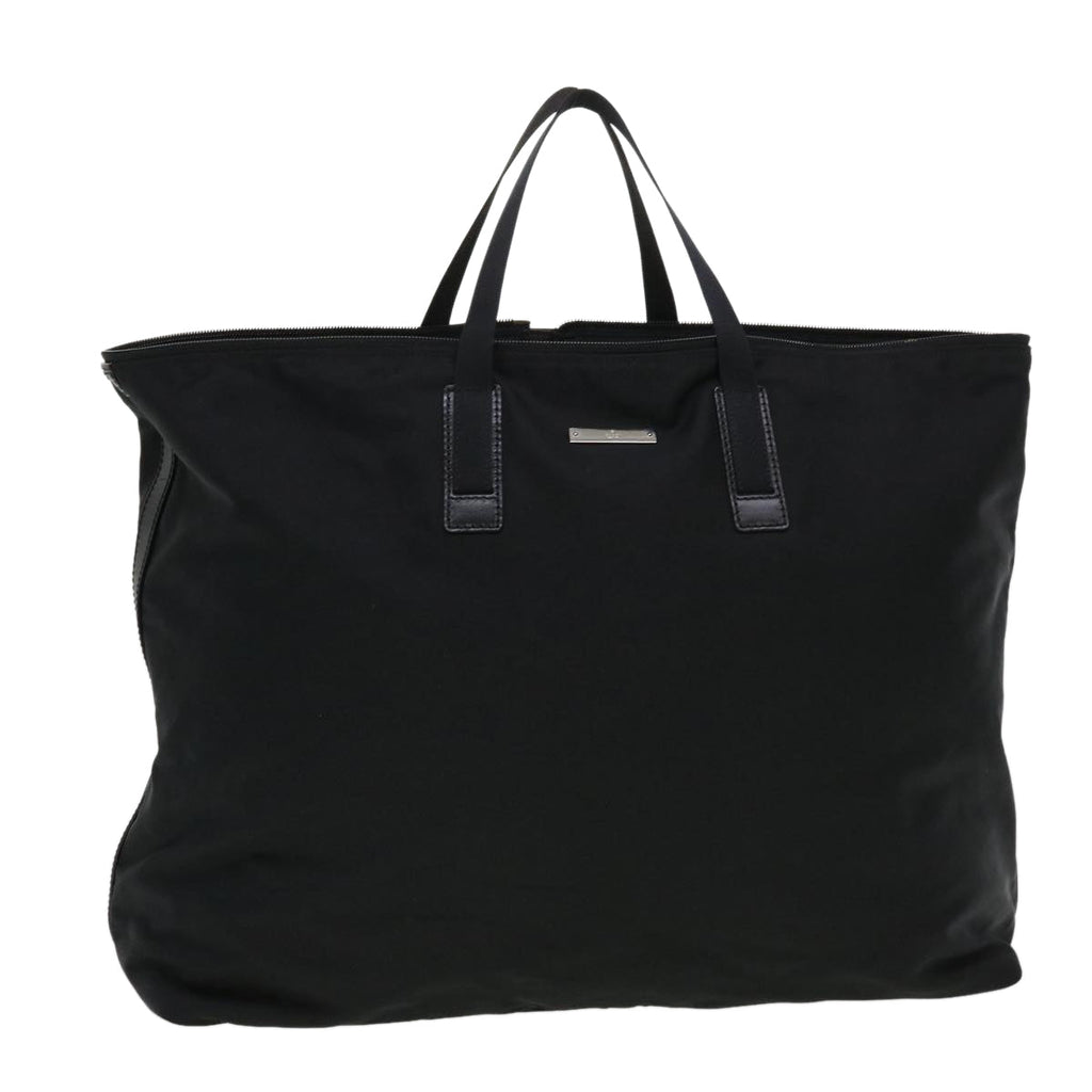 GUCCI Boston Bag Nylon Black ti972