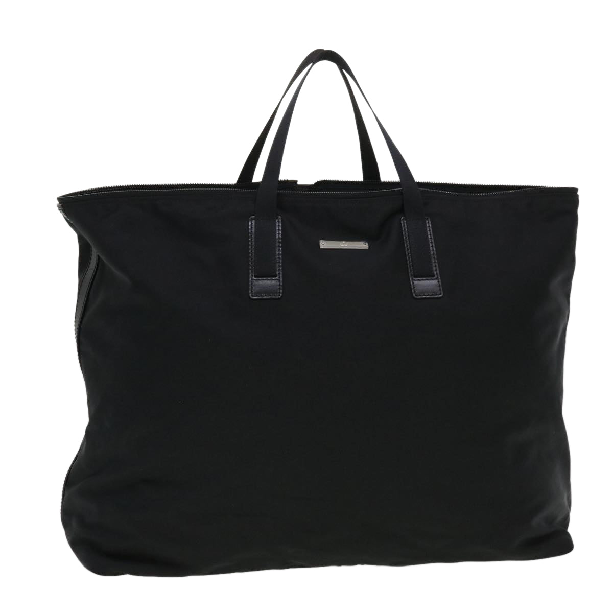 GUCCI Boston Bag Nylon Black ti972