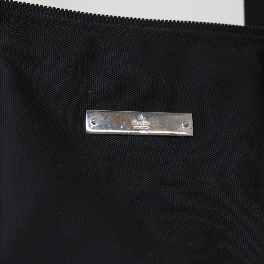 GUCCI Boston Bag Nylon Black ti972
