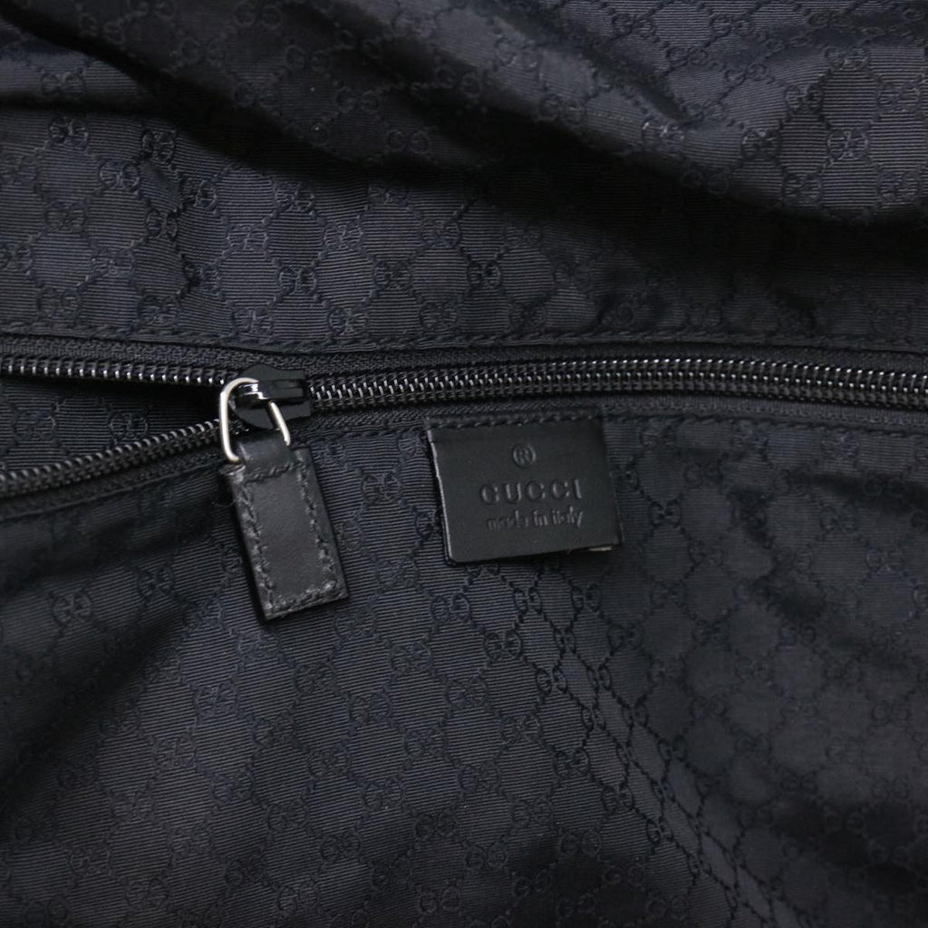 GUCCI Boston Bag Nylon Black ti972