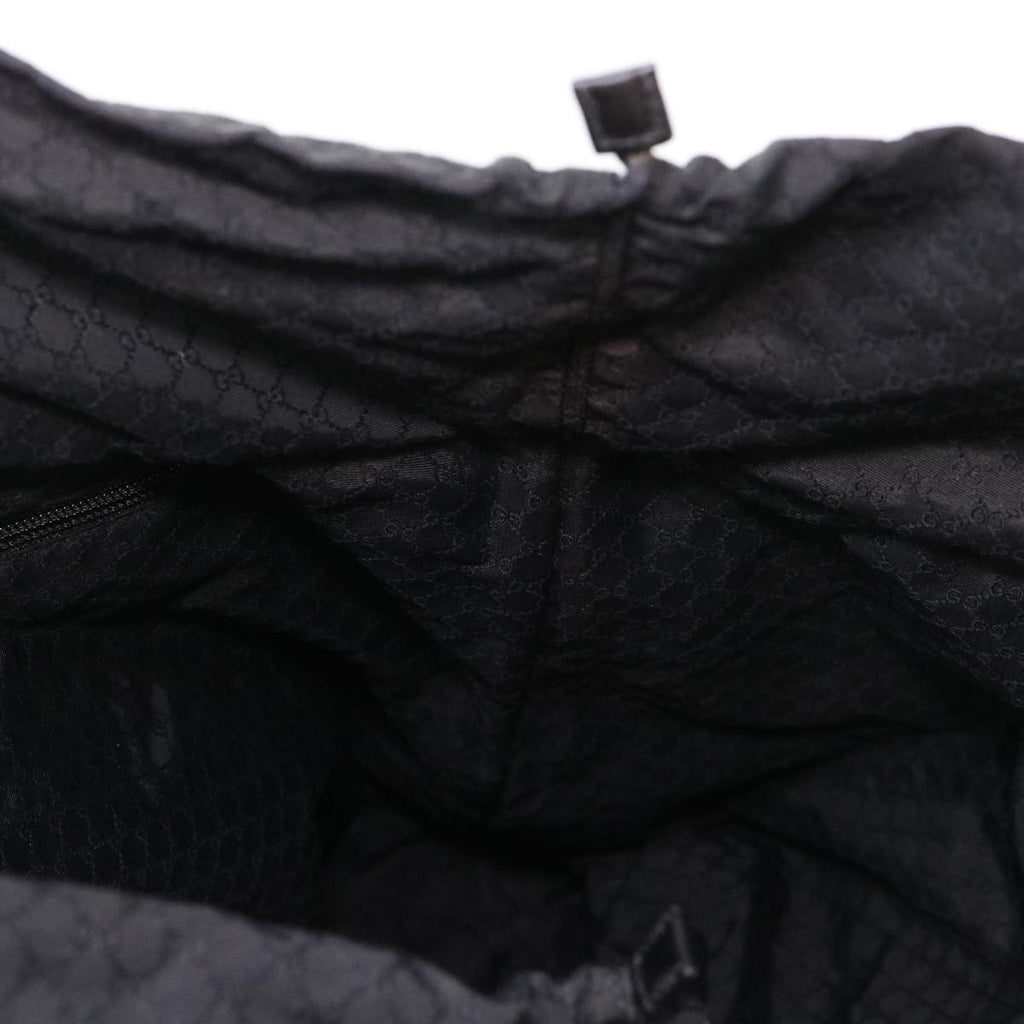 GUCCI Boston Bag Nylon Black ti972