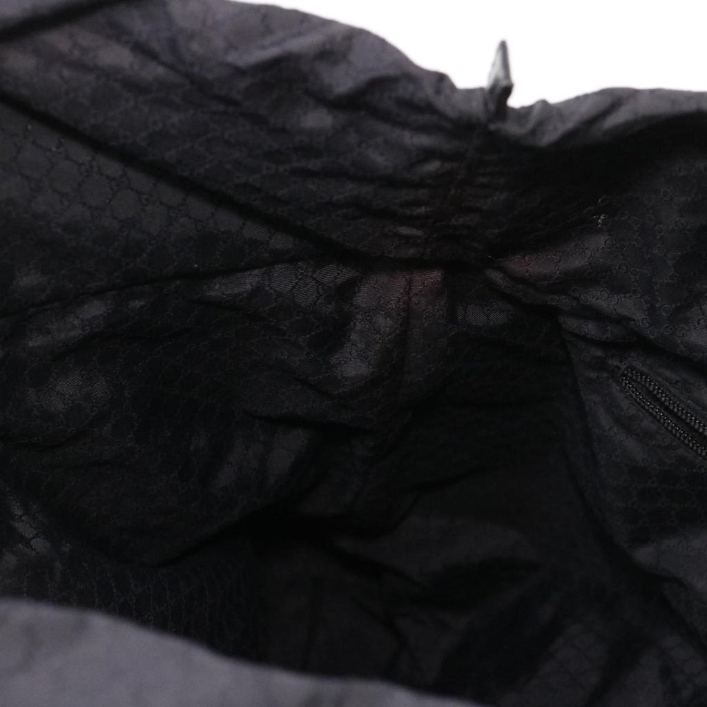 GUCCI Boston Bag Nylon Black ti972
